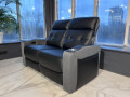 Диван Джинато (Модульный, Реклайнер, Кожа+ткань)